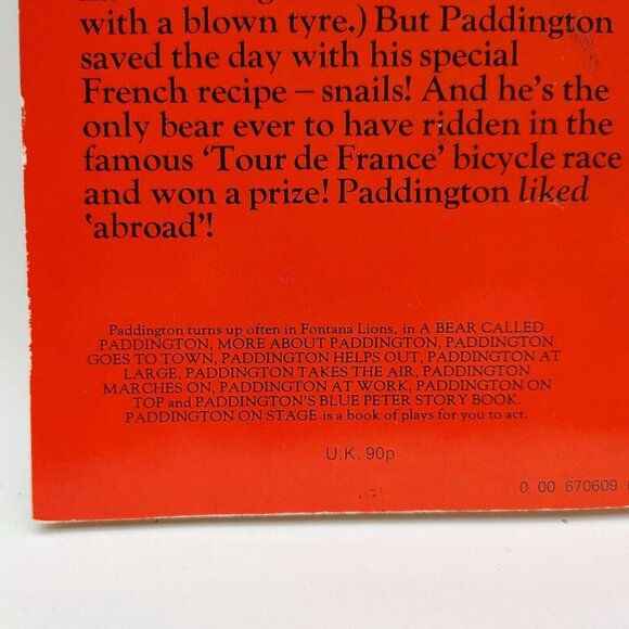 Lot of 2 Paddington Bear Books A Bear Called Paddington & Abroad Paperback 1981 - Picture 3 of 5